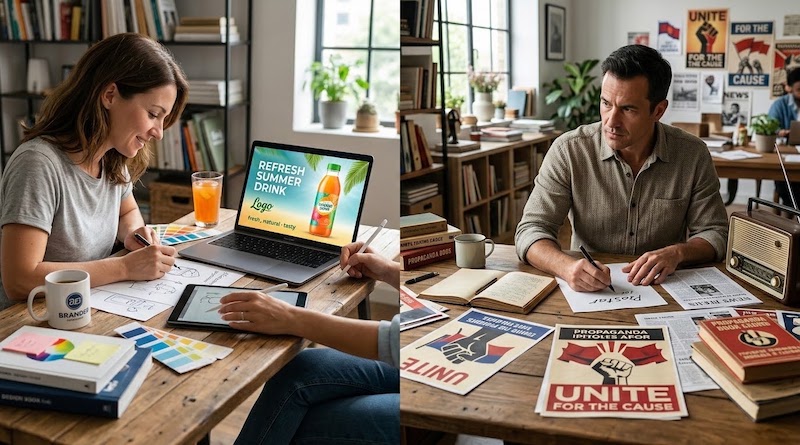 Cuál es la diferencia entre publicidad y propaganda